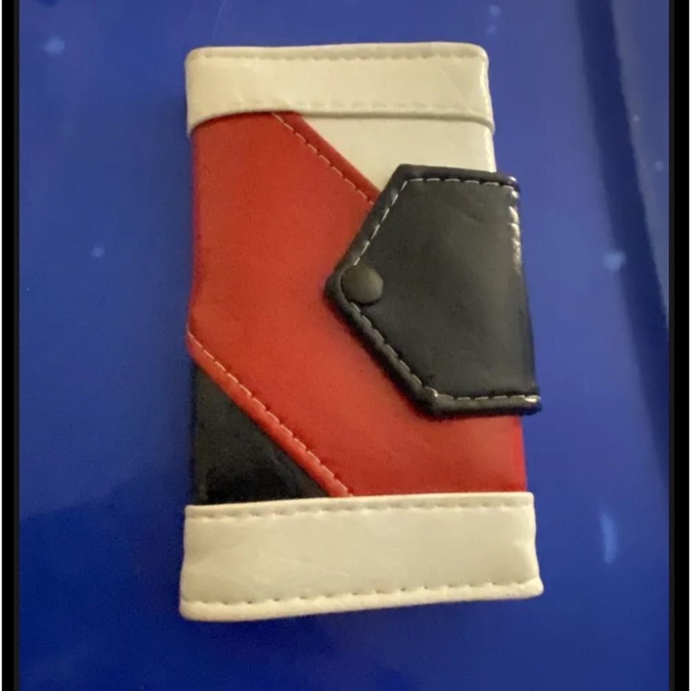 Vintage Creative Home Nautical Wallet Clutch Boho Retro Flag  Blue Red White